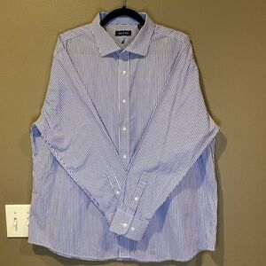 Mens Nautica Button Down Shirt, Long Sleeve, Size XX-Large, Excellent Condition